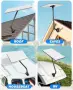 Нова Стойка за Starlink Standard Gen 3 4 V3 4X Стена Покрив 360° Метален държач антена, снимка 7