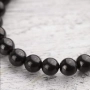 Защитна Гривна от Шунгит Премахва Статичния Електрически Заряд Неутрализира Статичното Електричество, снимка 6