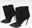 Дамски елегантни ботички на тънко токче, снимка 9