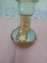 антична стъклена ваза 19 см., снимка 7