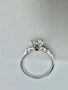 Сребърен пръстен с мойсанит (Диамант) 1 карат, снимка 5