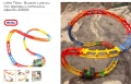 Little tikes влакче с извити релси, звукови и светлинни ефекти, снимка 1