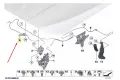 Жило с дръжка за освобождаване на преден капак BMW, F10 F11 , GT F07, снимка 4