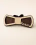 Персонализирана дървена папионка с име, снимка 1