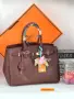 Топ изработка Hermes Birkin кожа 35см, снимка 10