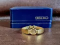 SEIKO СЕЙКО Дамски Часовник Гривна Позлатен с Кутия Перфектно Състояние, снимка 7