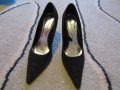 Черни официални обувки, снимка 1 - Дамски обувки на ток - 31045568