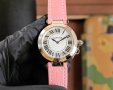 Дамски часовник Pink Ballon Bleu De Cartier с автоматичен механизъм, снимка 1 - Дамски - 42621933