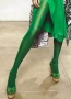 3XL/5XL Чорапогащник ликра в зелено, розово ,червено и телесен цвят за едра дама , снимка 2