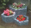 Габиони цветарници и повдигнати лехи --Кашпи, Саксии --Интериор, барбекю, езерце, водопад.. Декорати, снимка 5