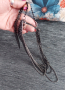 Колие тип гердан от стомана с черен родий , снимка 1 - Колиета, медальони, синджири - 44776288