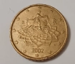 Монета от 50 евроцента - Италия 2002., снимка 2