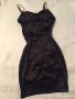 Черна рокля сатен с верижки , снимка 13