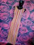 Цветна кенарена дълга рокля S/M, снимка 1 - Рокли - 37895960