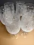 6 броя кристални чаши с шлифовка тип „Ананас“ , снимка 7