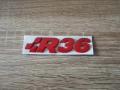 Volkswagen R36 червен надпис, снимка 1