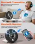 Преносим Bluetooth CD плейър Greadio CD37 със слушалки и вградени високоговорители, 2000 mAh, снимка 4