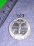 КАТОЛИЧЕСКИ РЕЛИГИОЗЕН МЕДАЛЬОН ИКОНКА ДВУСТРАННА РЯДКА ПОСРЕБРЕНА ИТАЛИЯ 31231, снимка 6