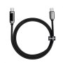 Кабел USB Type C - Type C M/M 1m 100W 5A QC3.0 Baseus CATSK-B01 Черна оплетка PD2.0 Cable USB Type-C, снимка 2