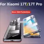 Xiaomi 17T Pro / 17T / Двоен 360° магнитен кейс калъф с протектор за камера, снимка 2