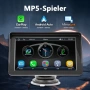 7 инча CarPlay Android Auto дисплей Bluetooth 5.0 WiFi 5G универсален авто екран 12-36V, снимка 2