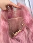 Розова перука естествена коса, снимка 2