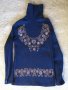 Ново дамско поло с красива шевица,размер 162/88, снимка 1 - Блузи с дълъг ръкав и пуловери - 31538255