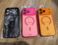 Кейсове MagSafe IPhone 17 Pro Max оранжев розов черен, снимка 3