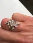 Красив сребърен пръстен с цирконий, тегло 3.12г , проба 925. , снимка 1