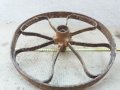 ковано възрожденско колело от талига, двуколка, каруца и др., снимка 16