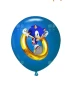 sonic Соник Обикновен надуваем латекс латексов балон парти хелий или газ, снимка 3