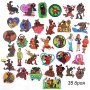 35 бр Скуби Ду Scooby Doo самозалепващи лепенки стикери за украса декор картонена торта, снимка 1 - Други - 30150237
