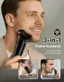 3-в-1 безжична електрическа самобръсначка IPX7 мокро/сухо с тример за нос и бакенбарди LED дисплей , снимка 5