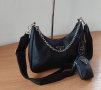 Луксозна Черна чанта/реплика  Prada код IM104P, снимка 6