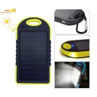 Слънчева батерия за телефон 3в1 - 8000mAh, водоустойчива с 12 LED светлини, снимка 1 - Външни батерии - 30919082