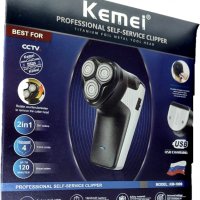 Kemei KM-1009 акумулаторна самобръсначка, снимка 1 - Тримери - 38308712