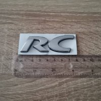 Peugeot РС Пежо RC сребриста емблема надпис, снимка 2 - Аксесоари и консумативи - 37670167