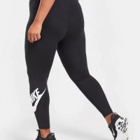 Nike Essential High-Waisted Leggings Plus Size - страхотен дамски клин 2ХЛ, снимка 2 - Клинове - 40738747
