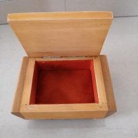 Дървена кутия 13.5 х 9 h 5.5 см. , снимка 4 - Други стоки за дома - 40302898
