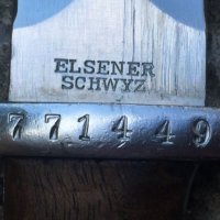 стар швейцарски щик "ELSENER SCHWYZ", снимка 12 - Ножове - 37324586