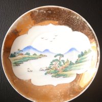 Много стара чиния японски порцелан с позлата, снимка 4 - Колекции - 42873868