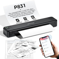 Нов Мобилен Термотрансферен Принтер PhoFuta P831 с USB, 300 DPI, снимка 1 - Принтери, копири, скенери - 44517775