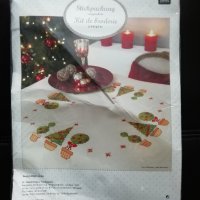 Комплект за бродиране - покривка за Коледа и Нова година , снимка 1 - Гоблени - 38944903