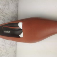Кожени Дамски обувки на ток Mango, снимка 2 - Дамски обувки на ток - 40756194