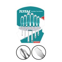 Комплект удaрни отвертки с държач TOTAL, SL, PH, 6 части - TL THGSS35061, снимка 2 - Отвертки - 42079195