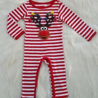 Коледен костюм 6-9 месеца, снимка 10 - Бебешки гащеризони - 42815738