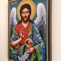 Икона на Свети Йоан Кръстител ikona Sveti Ioan Krastitel, снимка 3 - Икони - 16893893