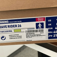 Mizuno Обувки за бягане Wave Rider 26, 42 EU, снимка 4 - Спортни обувки - 44739363