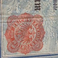 Райх банкнота 100 марки 1910г. Германия уникат за колекционери 28289, снимка 3 - Нумизматика и бонистика - 37144636