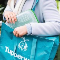Tupperware непромукаема чанта с цип за пазар , снимка 4 - Други - 35449625